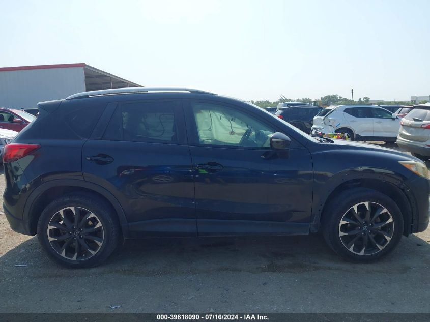 2016 Mazda Cx-5 Grand Touring VIN: JM3KE2DY5G0605459 Lot: 39818090
