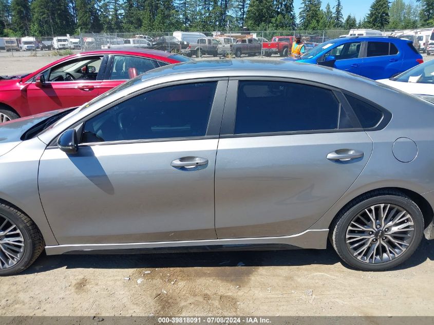 2022 Kia Forte Gt-Line VIN: 3KPF54AD6NE498353 Lot: 39818091