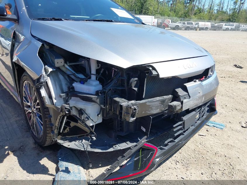 2022 Kia Forte Gt-Line VIN: 3KPF54AD6NE498353 Lot: 39818091