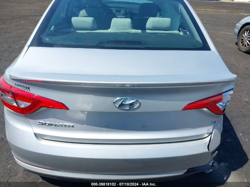 2015 Hyundai Sonata Se VIN: 5NPE24AF9FH245479 Lot: 39818102