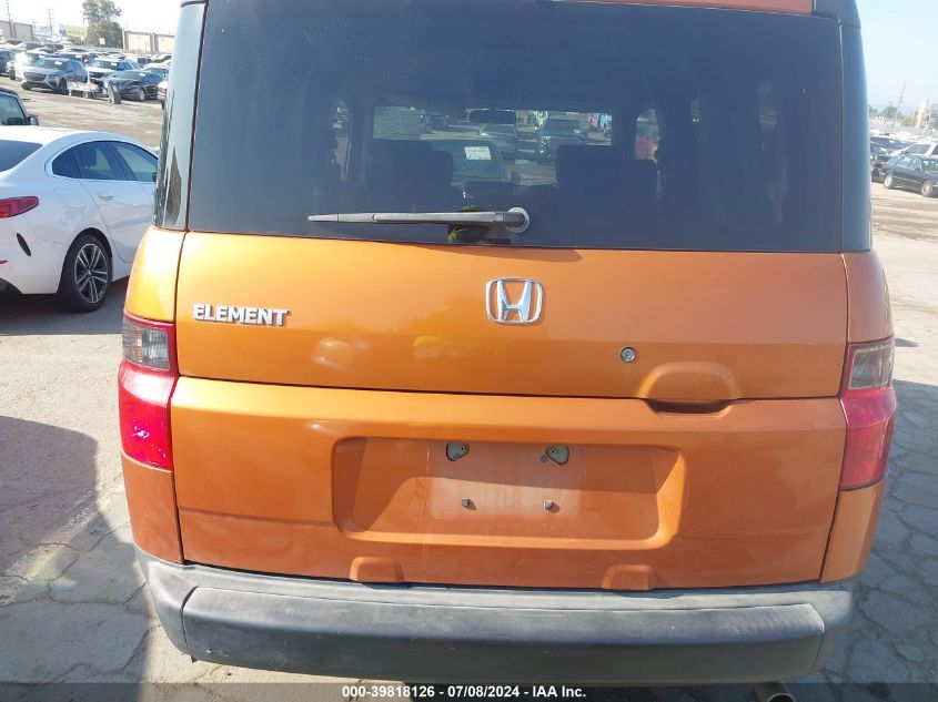 2006 Honda Element Ex-P VIN: 5J6YH18716L009438 Lot: 39818126
