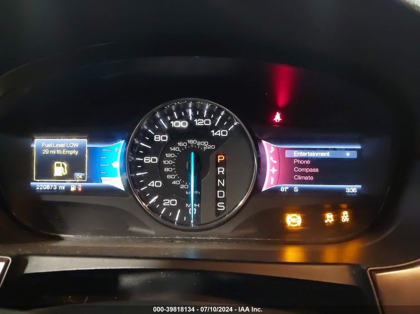 2013 Ford Edge Limited VIN: 2FMDK4KCXDBA75573 Lot: 39818134