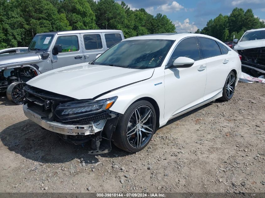 2021 Honda Accord Hybrid Touring VIN: 1HGCV3F98MA013585 Lot: 39818144