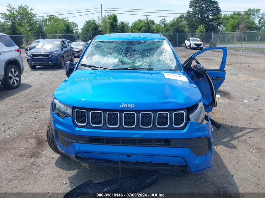 2023 Jeep Compass Sport VIN: 3C4NJDAN9PT529142 Lot: 39818146