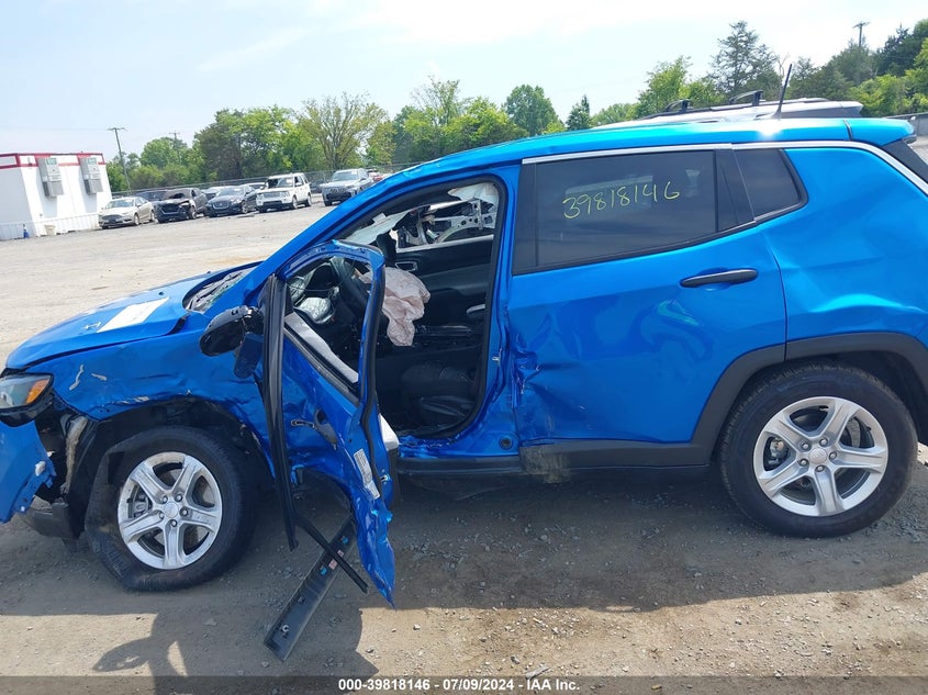 2023 Jeep Compass Sport VIN: 3C4NJDAN9PT529142 Lot: 39818146