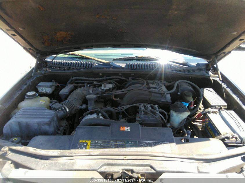 2002 Ford Explorer Xls VIN: 1FMZU72E72ZB46256 Lot: 39818168