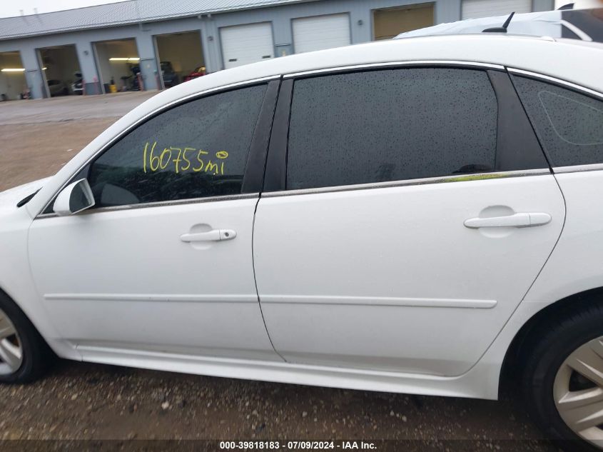 2011 Chevrolet Impala Ls VIN: 2G1WF5EK7B1178441 Lot: 39818183