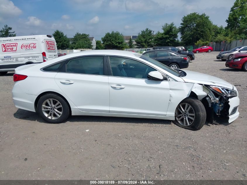 2016 Hyundai Sonata Se VIN: 5NPE24AFXGH362098 Lot: 39818189