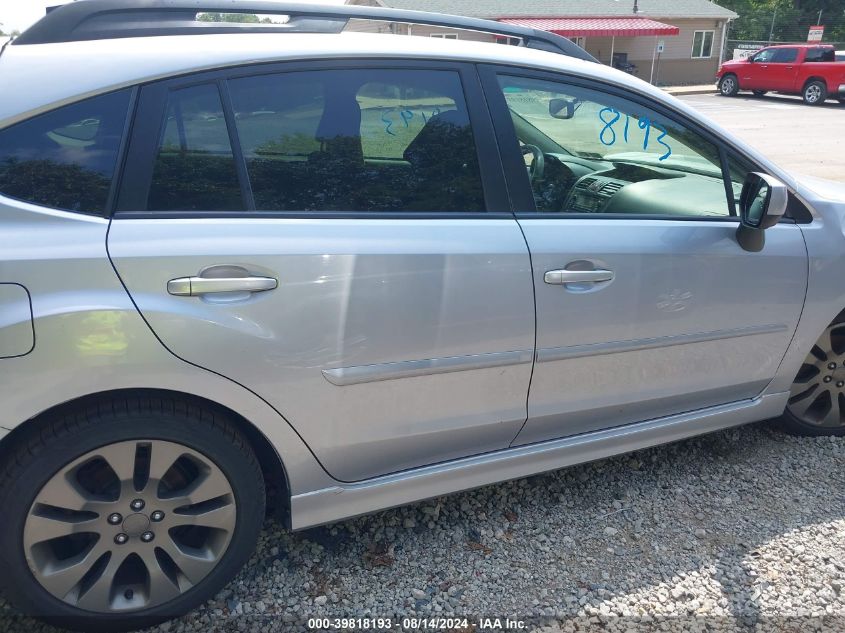 2014 Subaru Impreza 2.0I Sport Premium VIN: JF1GPAL69E8250058 Lot: 39818193