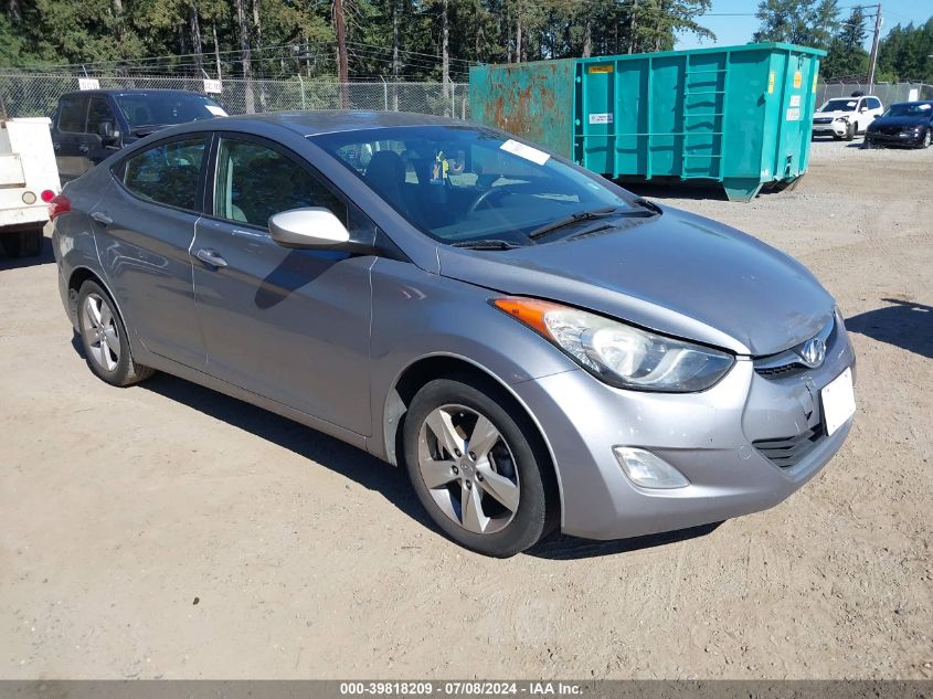 2013 Hyundai Elantra Gls VIN: KMHDH4AE8DU682051 Lot: 39818209