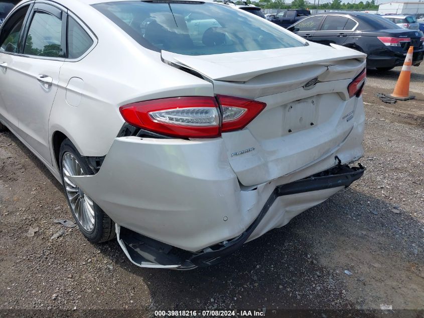 2013 Ford Fusion Titanium VIN: 3FA6P0K9XDR240024 Lot: 39818216