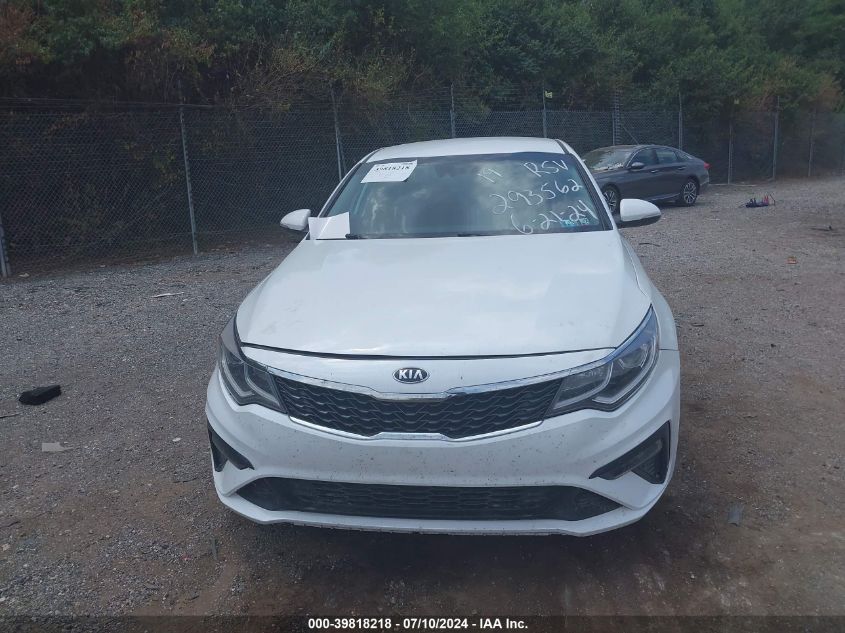 2019 Kia Optima Lx VIN: 5XXGT4L37KG293562 Lot: 39818218