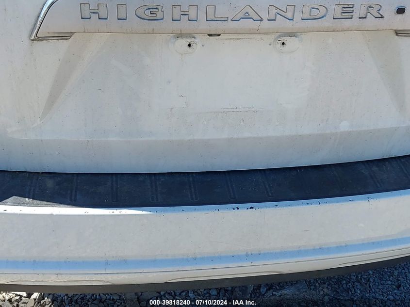 2009 Toyota Highlander Limited VIN: JTEDS42A492087438 Lot: 39818240