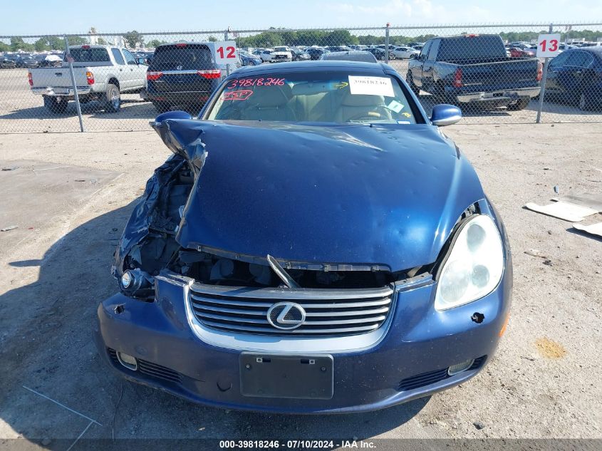 2005 Lexus Sc 430 VIN: JTHFN48Y850067271 Lot: 39818246