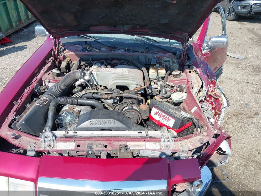 1991 Lincoln Mark Vii Lsc VIN: 1LNCM93E6MY675755 Lot: 39818251