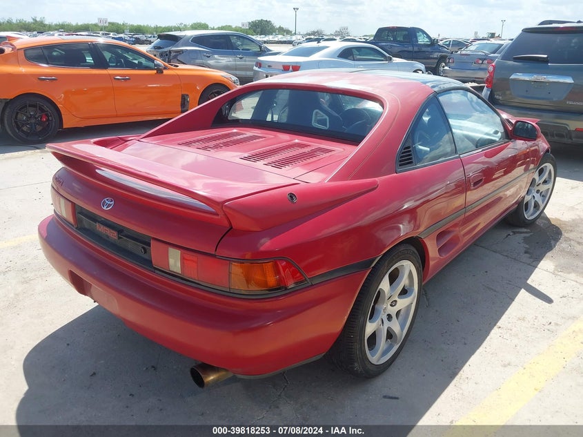 1991 Toyota Mr2 Sport Roof VIN: JT2SW21N6M0013394 Lot: 39818253