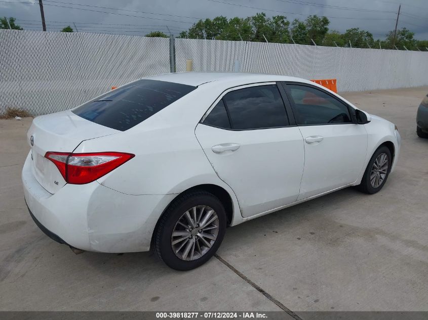 2014 Toyota Corolla Le Plus VIN: 5YFBURHE8EP017983 Lot: 39818277