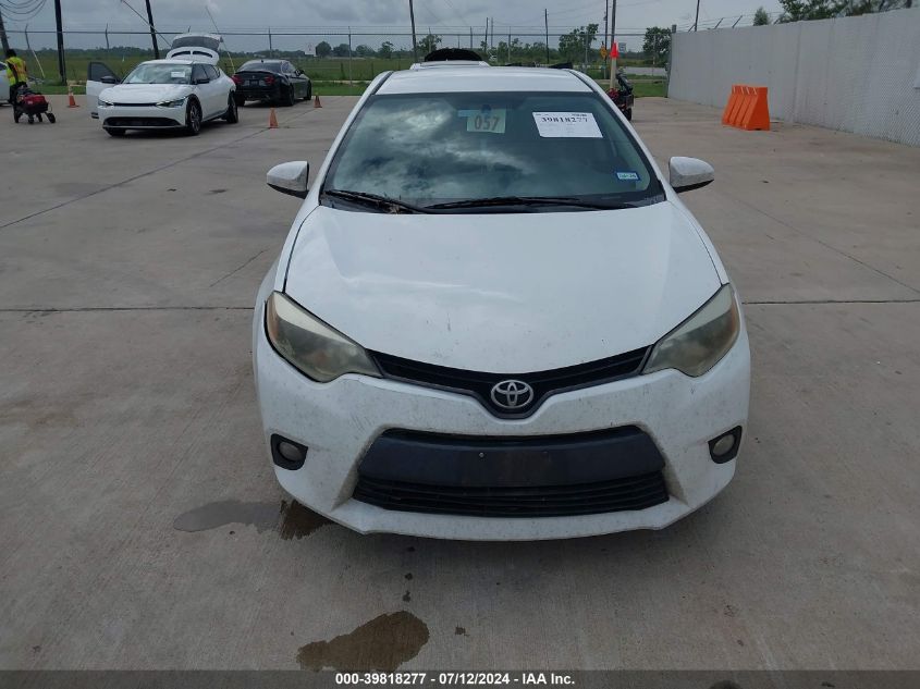 2014 Toyota Corolla Le Plus VIN: 5YFBURHE8EP017983 Lot: 39818277