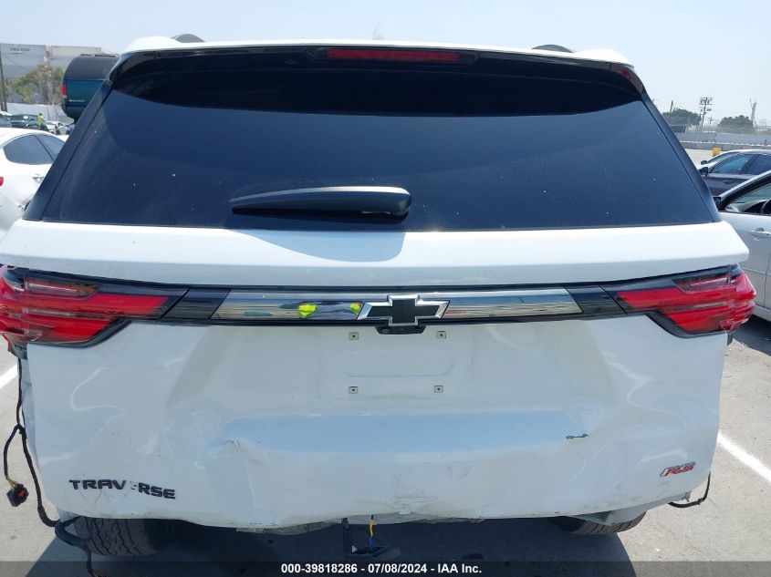 2022 Chevrolet Traverse Fwd Rs VIN: 1GNERJKW4NJ175346 Lot: 39818286