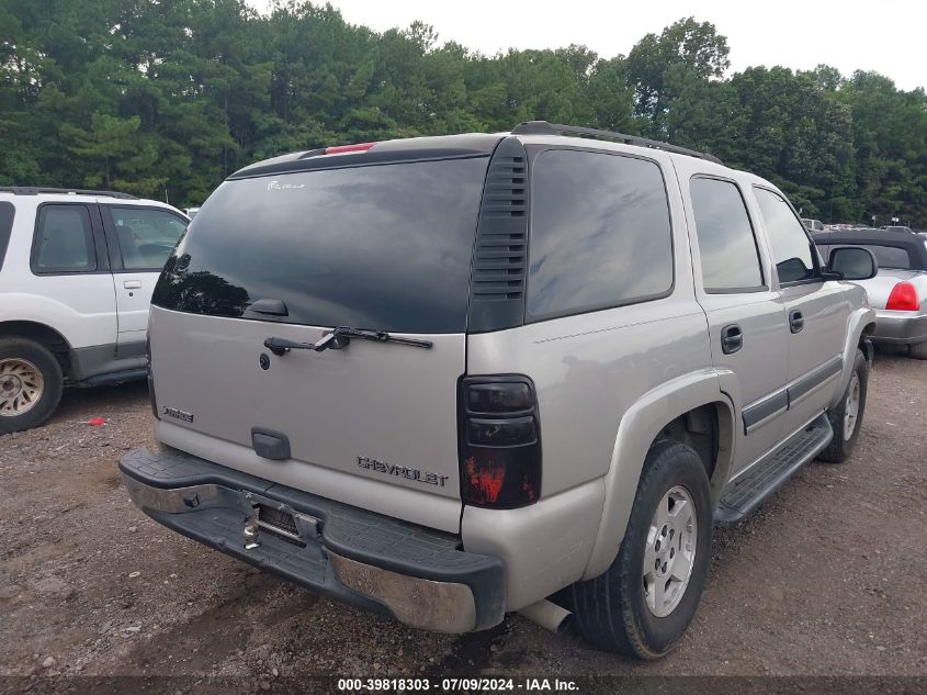 2004 Chevrolet Tahoe Ls VIN: 1GNEC13Z14J283223 Lot: 39818303