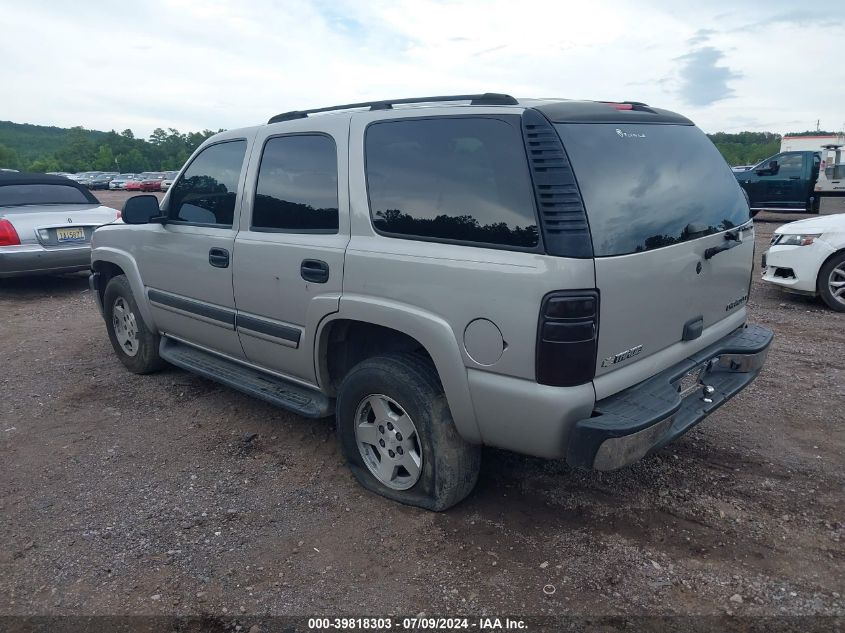 2004 Chevrolet Tahoe Ls VIN: 1GNEC13Z14J283223 Lot: 39818303