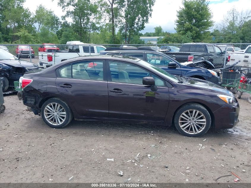 2012 Subaru Impreza 2.0I Premium VIN: JF1GJAD62CH004594 Lot: 39818336