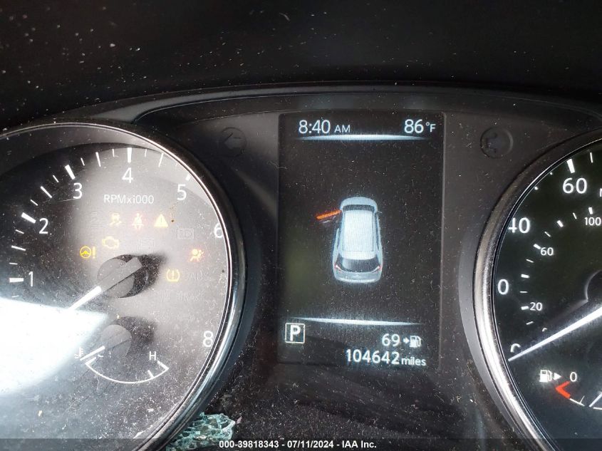 2017 Nissan Rogue Sv VIN: JN8AT2MT3HW381397 Lot: 39818343