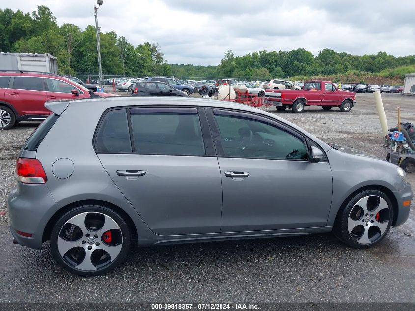 2013 Volkswagen Gti 4-Door VIN: WVWHV7AJ1DW124690 Lot: 39818357