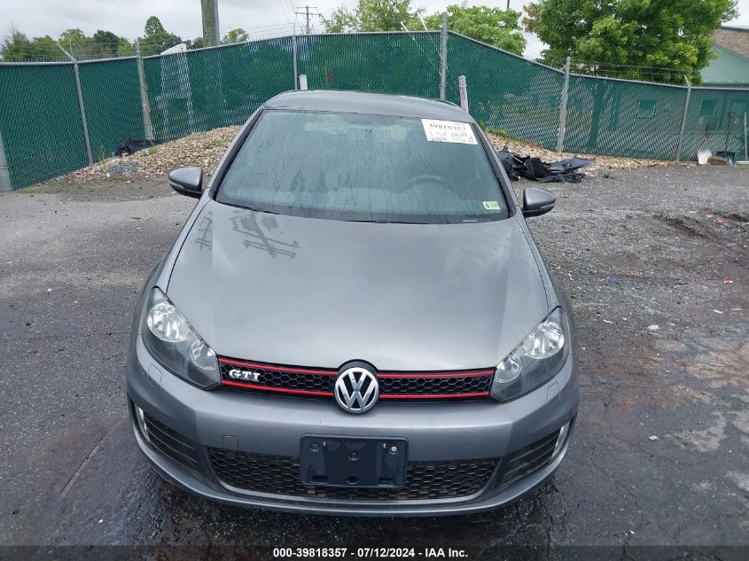 2013 Volkswagen Gti 4-Door VIN: WVWHV7AJ1DW124690 Lot: 39818357