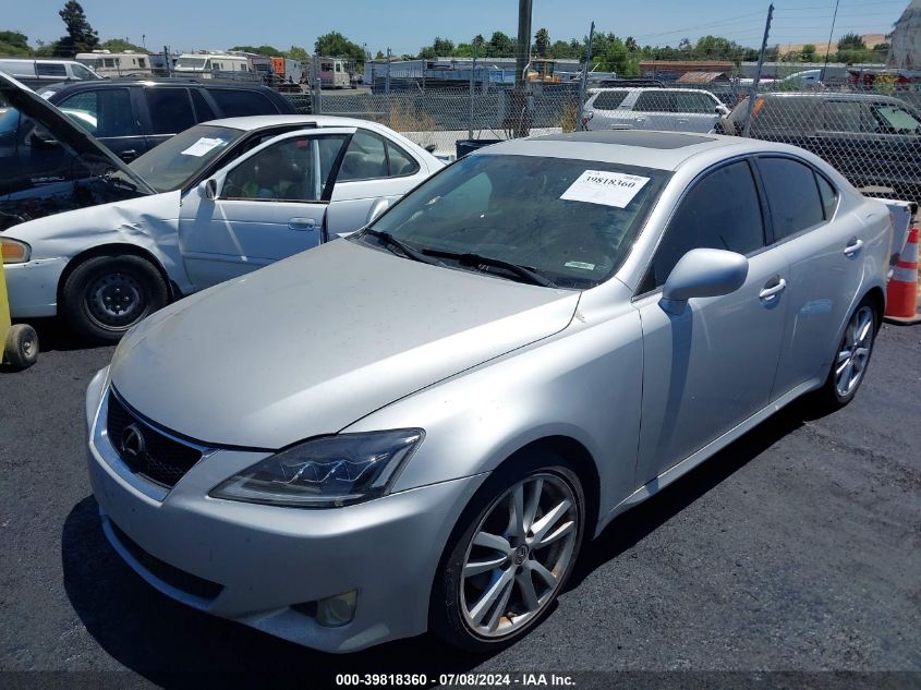 2007 Lexus Is 250 VIN: JTHBK262275044987 Lot: 39818360