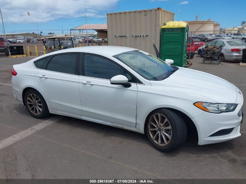 2017 FORD FUSION SE - 3FA6P0HD9HR277292