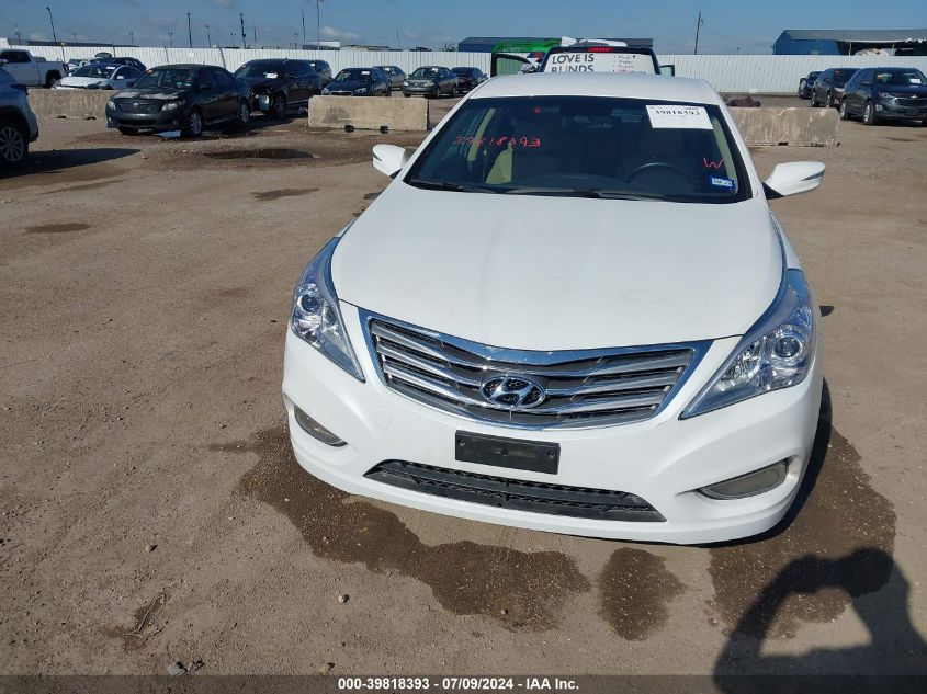 2013 Hyundai Azera VIN: KMHFG4JG4DA318479 Lot: 39818393