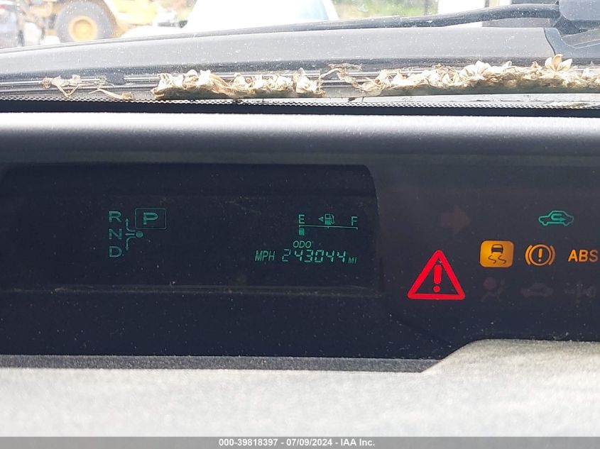 2009 Toyota Prius VIN: JTDKB20U697847532 Lot: 39818397