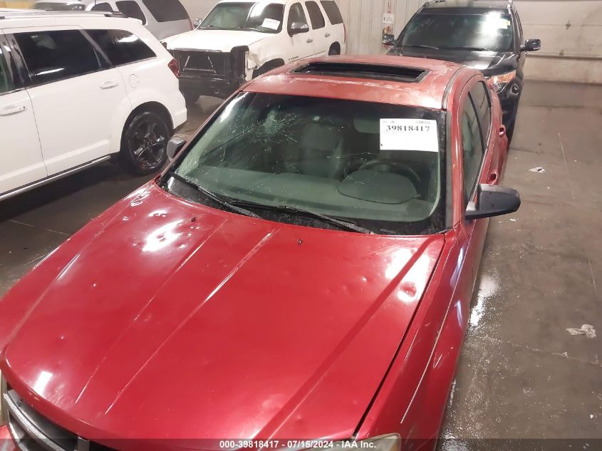 2008 Dodge Avenger Sxt VIN: 1B3LC56RX8NG25495 Lot: 39818417