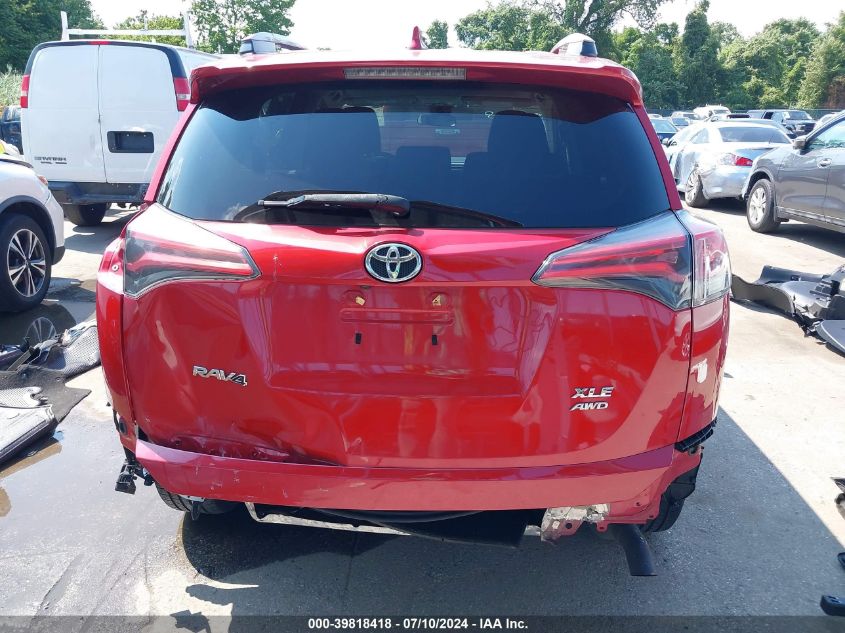 2017 Toyota Rav4 Xle VIN: 2T3RFREV9HW624756 Lot: 39818418