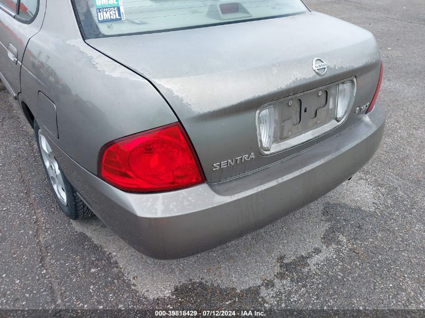 2004 Nissan Sentra 1.8S VIN: 3N1CB51D24L846941 Lot: 39818429