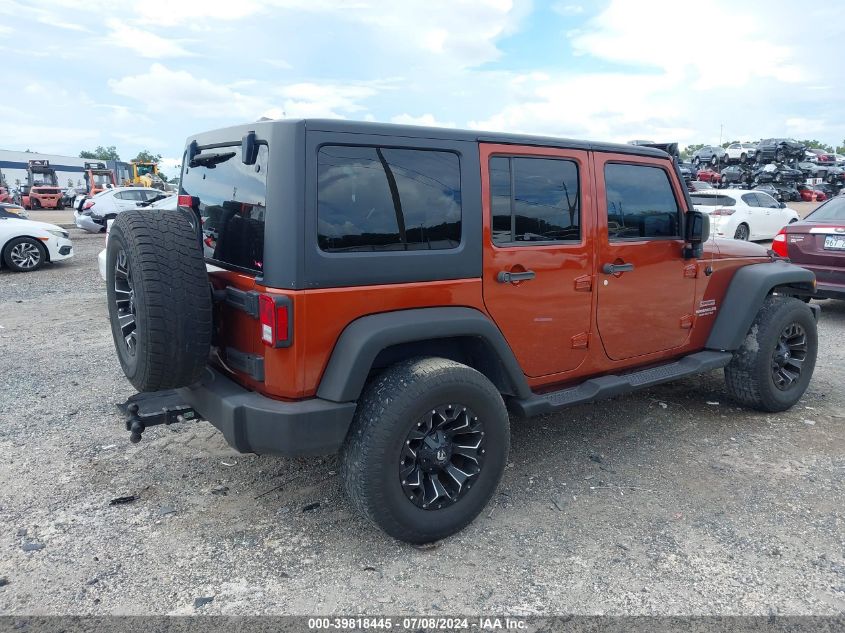 2014 Jeep Wrangler Unlimited Sport VIN: 1C4BJWDG4EL259581 Lot: 39818445