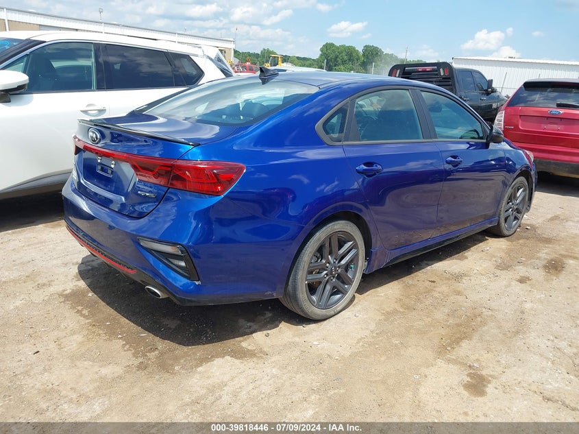 VIN 3KPF34AD6ME299078 2021 KIA FORTE GT-LINE