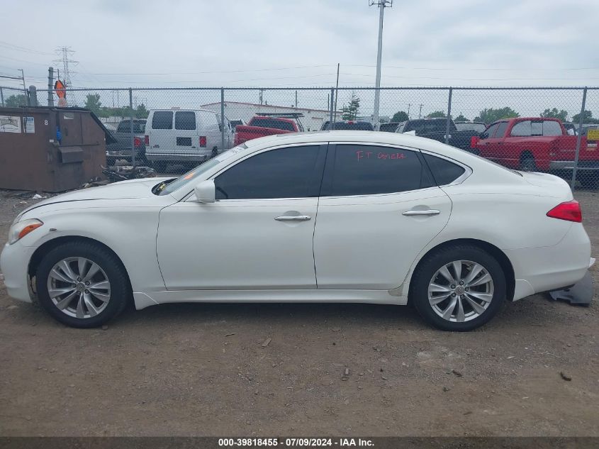 2011 Infiniti M37 X VIN: JN1BY1AR9BM376666 Lot: 39818455