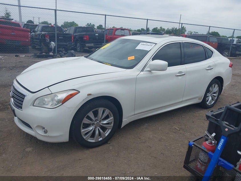 2011 Infiniti M37 X VIN: JN1BY1AR9BM376666 Lot: 39818455