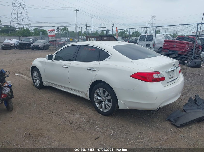 2011 Infiniti M37 X VIN: JN1BY1AR9BM376666 Lot: 39818455