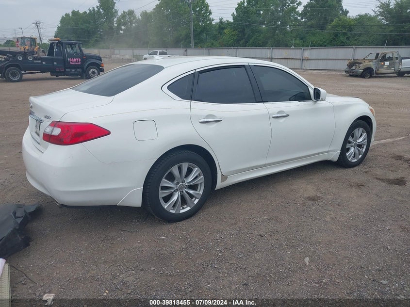 2011 Infiniti M37 X VIN: JN1BY1AR9BM376666 Lot: 39818455