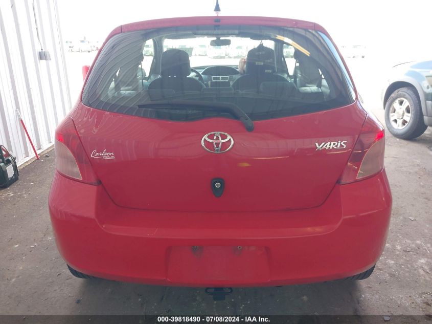 2007 Toyota Yaris VIN: JTDJT923775101654 Lot: 39818490