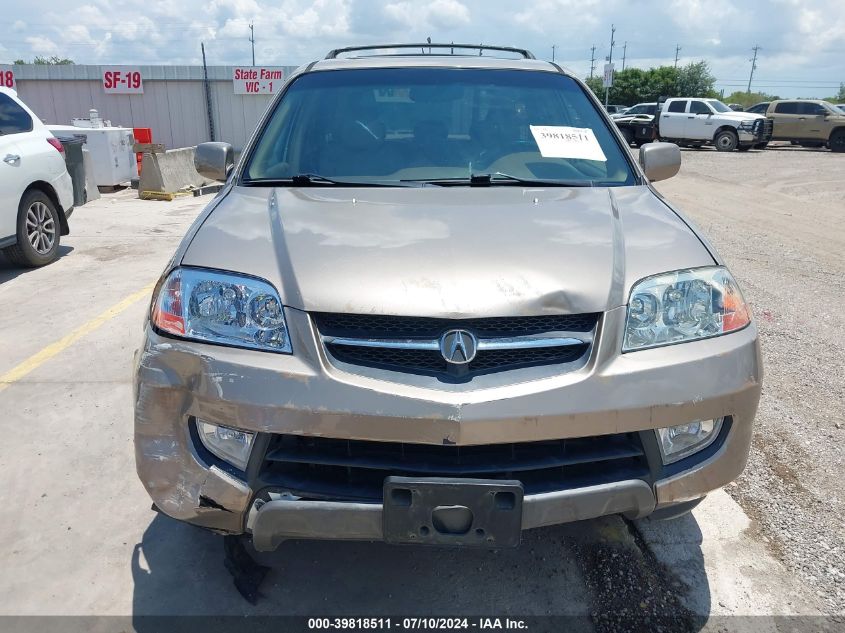 2003 Acura Mdx VIN: 2HNYD18903H532133 Lot: 39818511