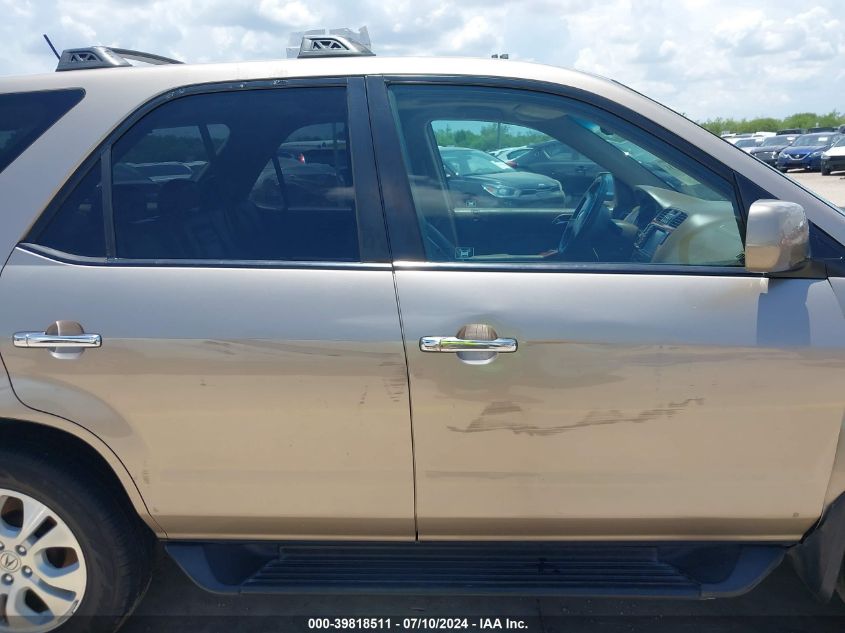 2003 Acura Mdx VIN: 2HNYD18903H532133 Lot: 39818511