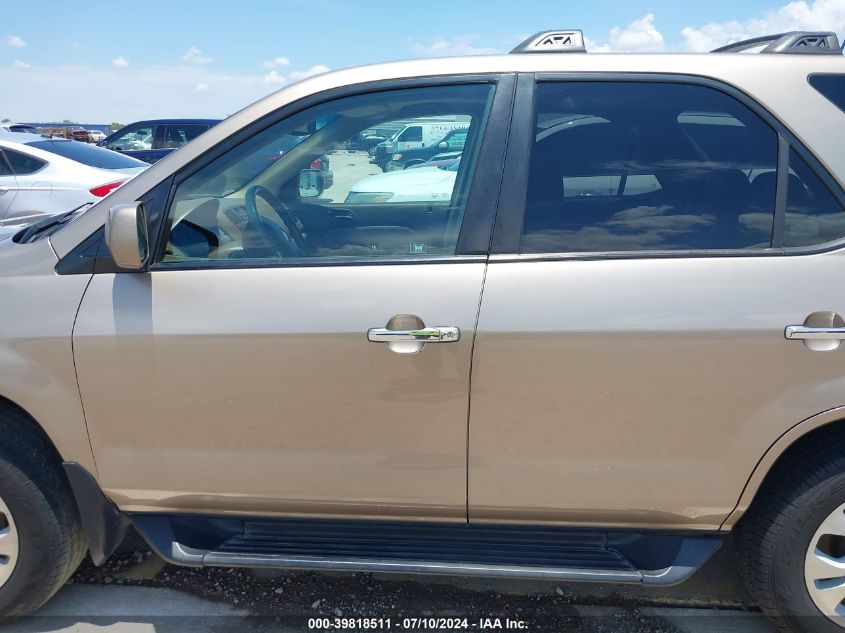 2003 Acura Mdx VIN: 2HNYD18903H532133 Lot: 39818511