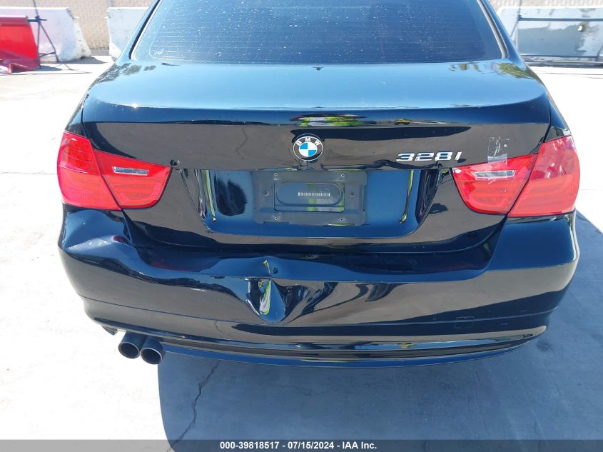 2011 BMW 328I VIN: WBAPH5G59BNM77227 Lot: 39818517