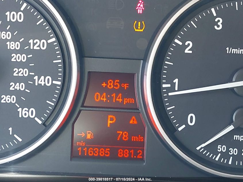 2011 BMW 328I VIN: WBAPH5G59BNM77227 Lot: 39818517