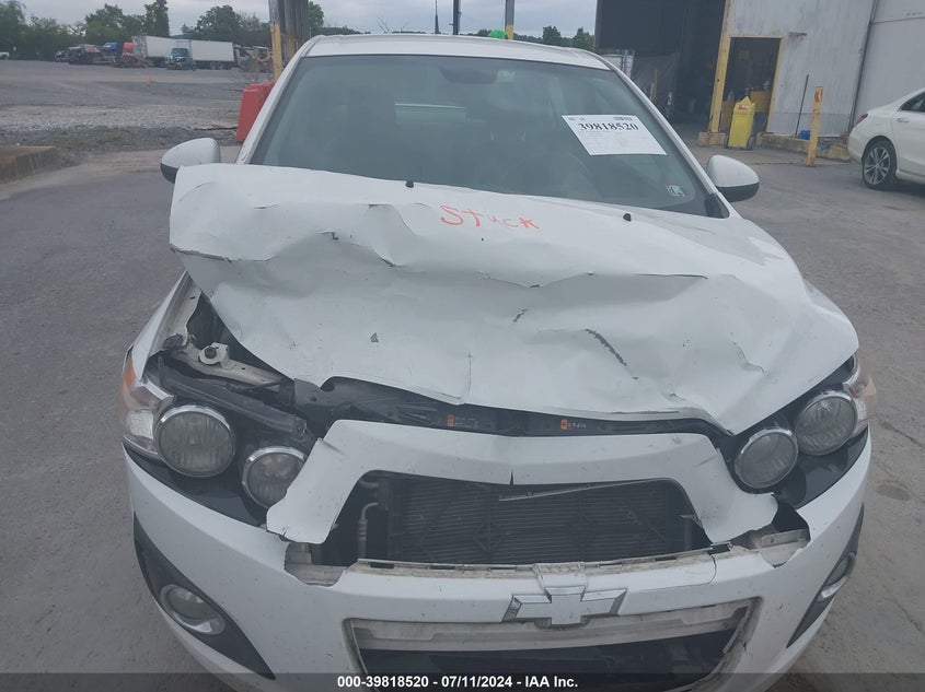 2013 Chevrolet Sonic Ltz Auto VIN: 1G1JE5SG0D4112611 Lot: 39818520