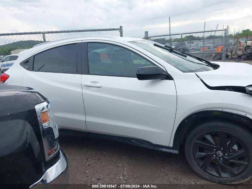 2022 Honda Hr-V 2Wd Sport VIN: 3CZRU5H13NM736838 Lot: 39818547